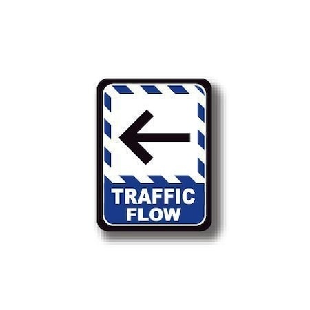 Ergomat 36in x 27in RECTANGLE SIGNS - Traffic Flow DSV-SIGN 972 #0409 -UEN
